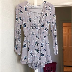XS floral romper